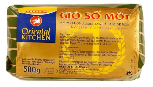 Vietnam Salami Gio So 500g (Frozen)  PLEASE CHOOSE A.M. DELIVERY ONLY