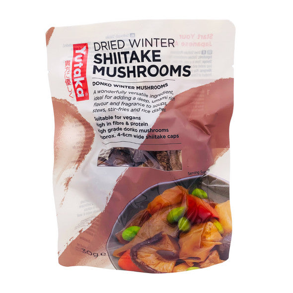 Dried Shiitake Mushrooms 30g