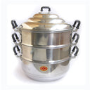 Aluminium Steamer Pot with Lid - 26cm