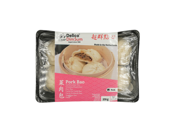 Pork Bao (Bun)  270g (Frozen) PLEASE CHOOSE A.M. DELIVERY ONLY
