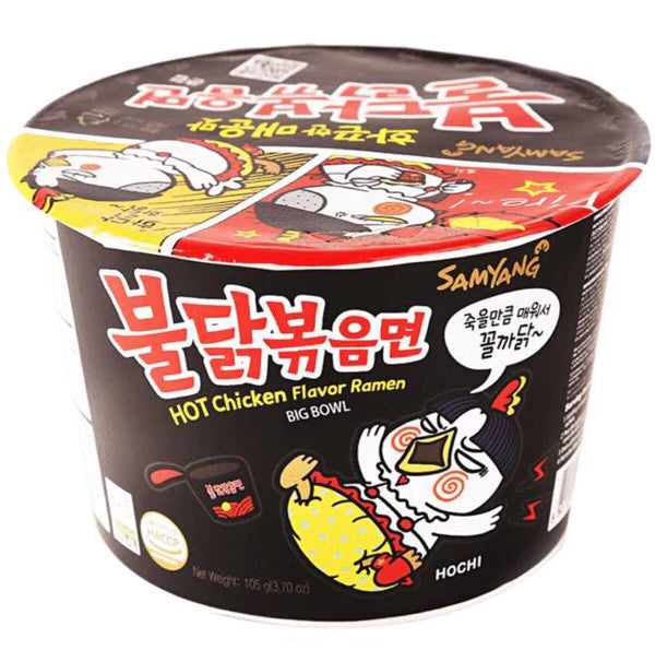 Instant Noodle - Hot chicken Flavour Ramen Big Bowl 105g