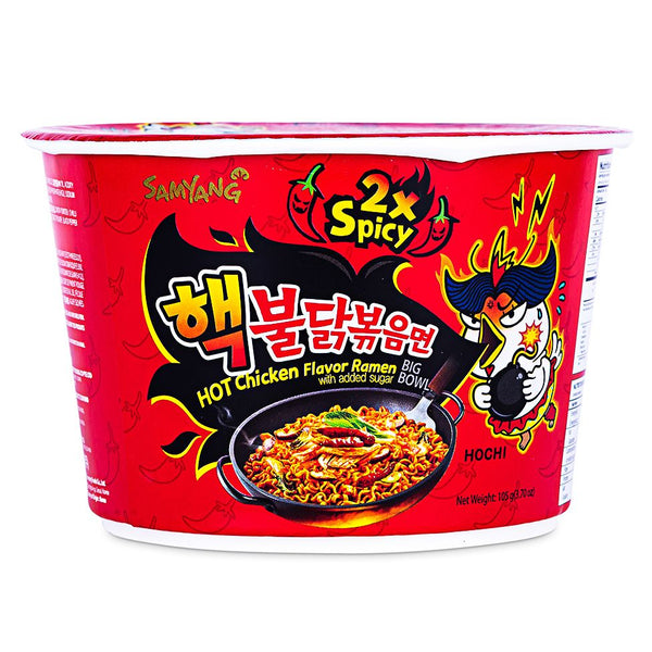 2xSpicy Chicken Ramen Big Bowl 105g