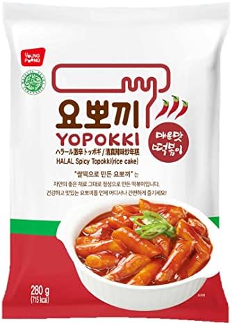 Yopokki Spicy Rice Cake 240g  (Halal)