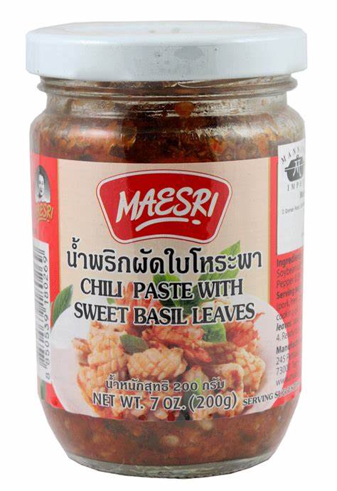 Chilli Paste with Sweet Basil 200g