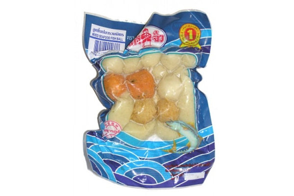 Mixed Seafood Fish Ball 200g (Frozen)  PLEASE CHOOSE A.M. DELIVERY ONLY