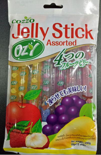 Jelly Stick Snack Assorted 240g