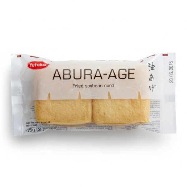 Aburah Age 45g - Fried Soybean Curd  (Frozen)  PLEASE CHOOSE A.M. DELIVERY ONLY