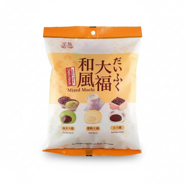 Mixed Mochi (Matcha, Milk & Red Bean Mochi Snack 250g
