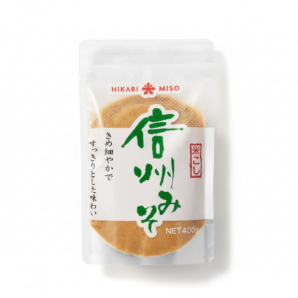 Soybean Paste Pouch - Shinshu Miso (White) 400g PLEASE CHOOSE NEXT DAY DELIVERY ONLY