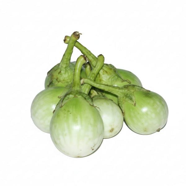 Round White Eggplant 100g T2