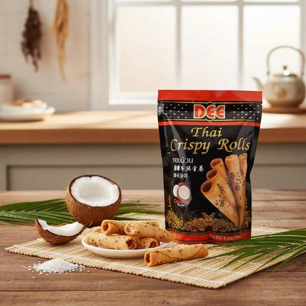 Crispy Rolls Snack  - Original Coconut 150g