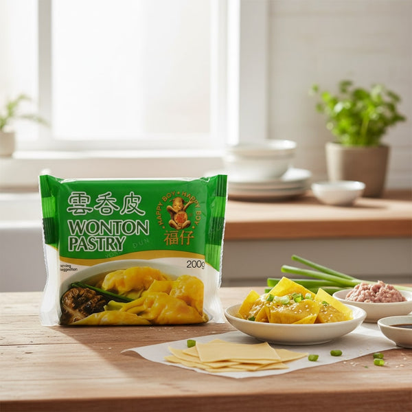 Wonton Pastry Frozen 200g  (Frozen)   PLEASE CHOOSE A.M. DELIVERY ONLY