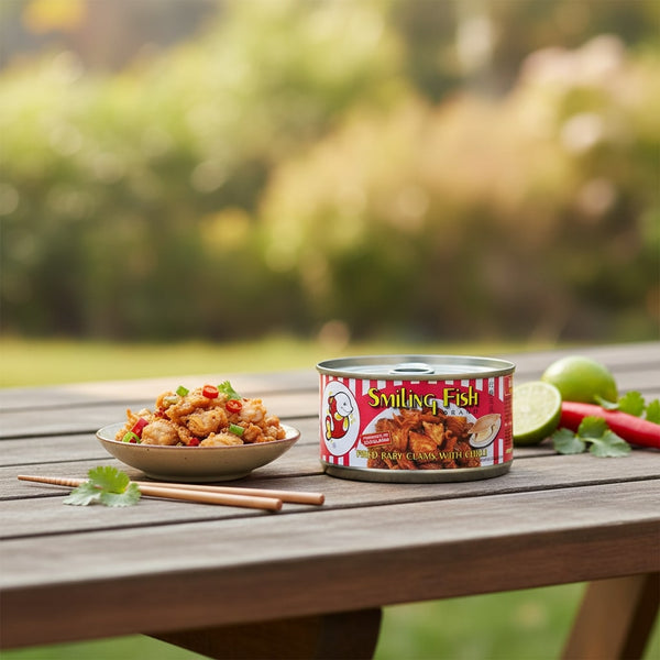 Fried Baby Clams with Chilli 70g