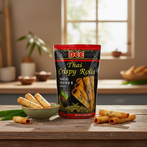 Crispy Rolls Snack - Pandan 150g