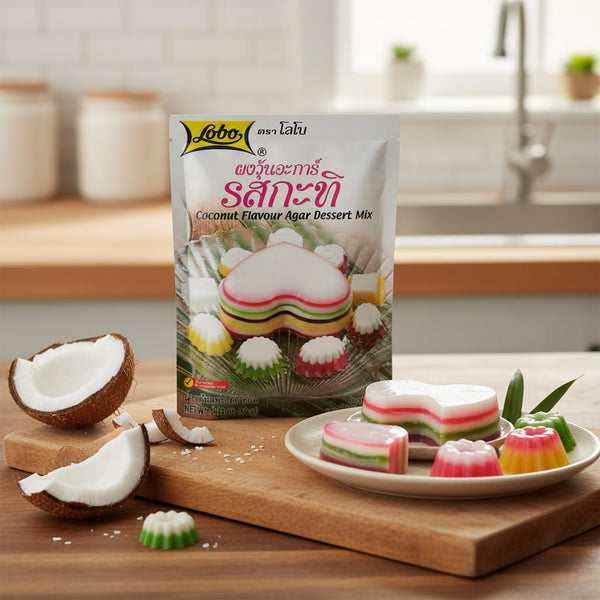 Coconut Agar Dessert Mix Snack 60g