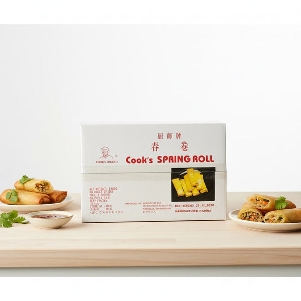 Vegetable Spring Roll (36 x 50g) (Frozen)  PLEASE CHOOSE A.M. DELIVERY ONLY