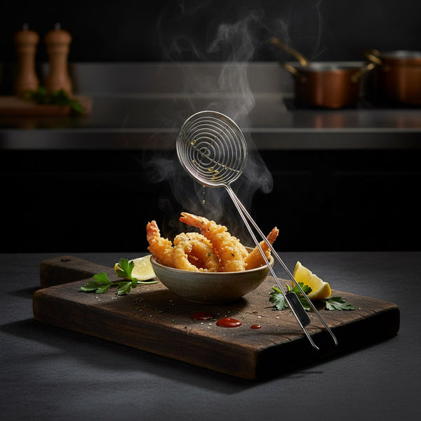 Strainer Ladle (270mm Long, Strainer - 65mm Diameter) Perfect For Hot Pot