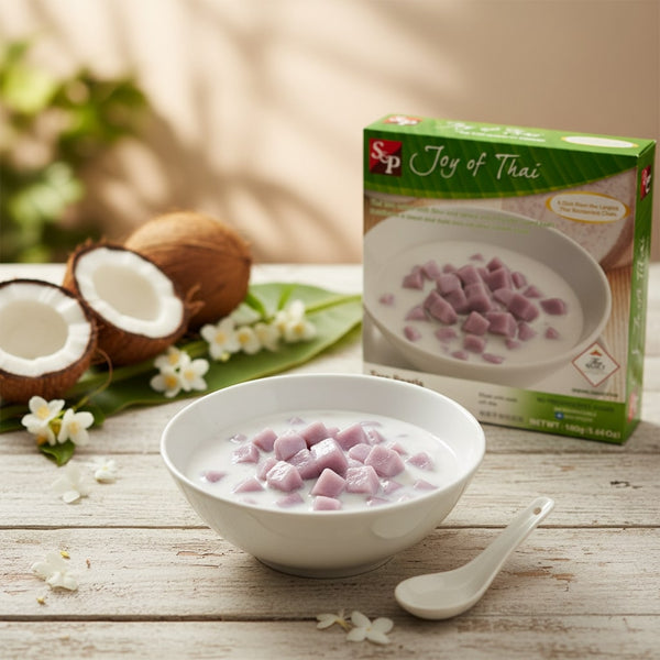 Taro Pearls Coconut Cream 160g(Frozen)  PLEASE CHOOSE A.M. DELIVERY ONLY