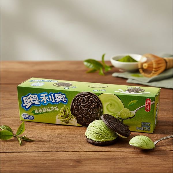 Oreo Cookies Snack - Ice Cream & Matcha Flavoured 97g Best Before 12/25