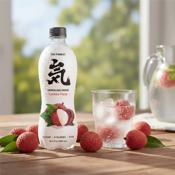 Sparkling Water Lychee Drink - Flavour 480ml