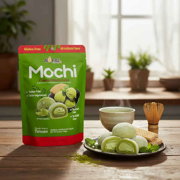 Creamy Matcha Latte Mochi Snack 180g