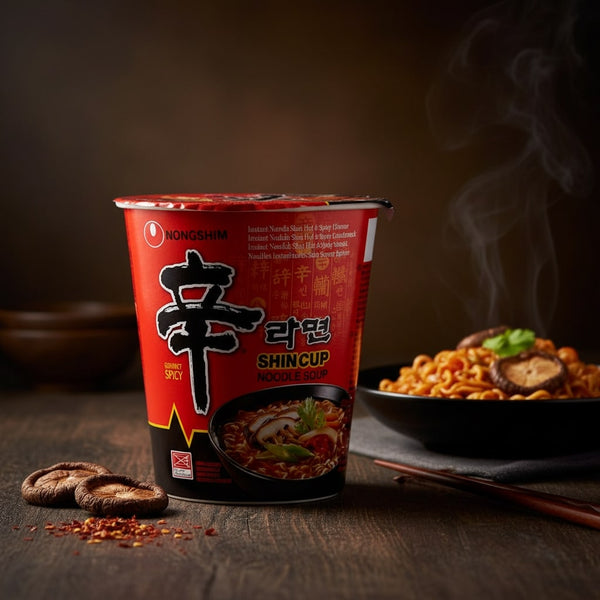 Noodle Soup- Shin Cup Gourmet Hot & Spicy 68g