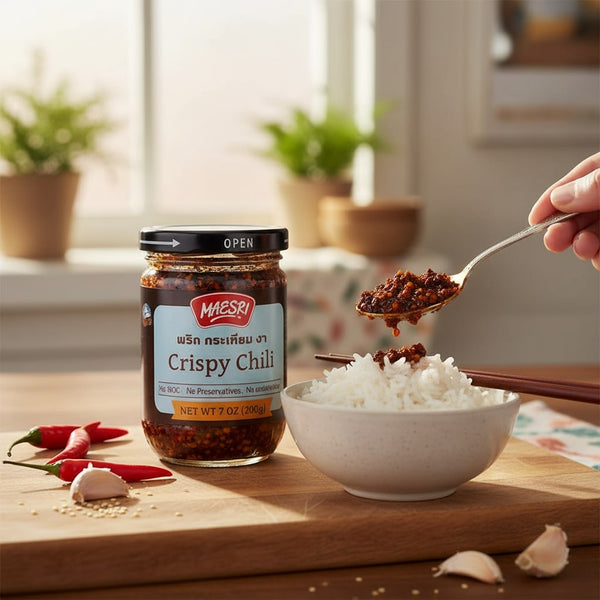 Crispy Chilli  With Garlic and  Sesame 200g