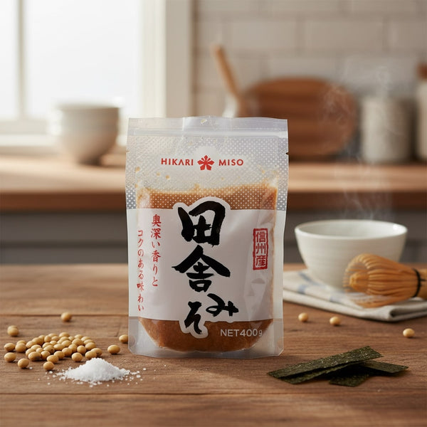 Inaka Miso Paste In Pouch - Red 400g (FRESH) PLEASE CHOOSE NEXT DAY DELIVERY