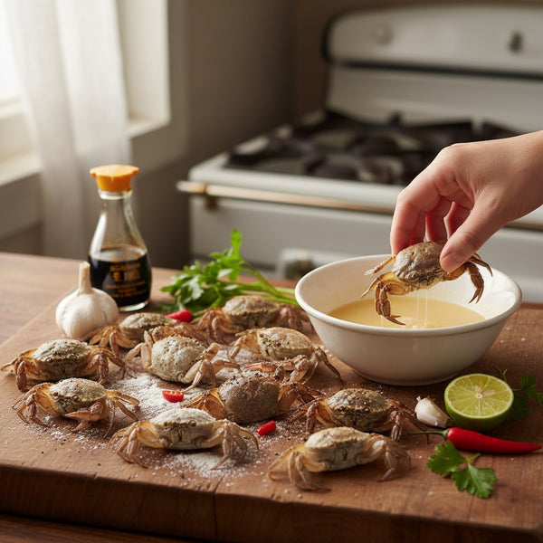 Baby Rice Crab 500g (Frozen)  PLEASE CHOOSE A.M. DELIVERY ONLY