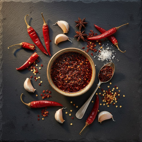 Ground Chilli & Garlic in Oil 227g
