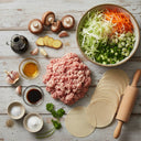 Gyoza - Chicken & Vegetable 600g (Frozen)  PLEASE CHOOSE A.M. DELIVERY ONLY