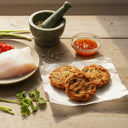Thai Fried Fish Cakes 200g (Frozen) PLEASE CHOOSE A.M. DELIVERY ONLY
