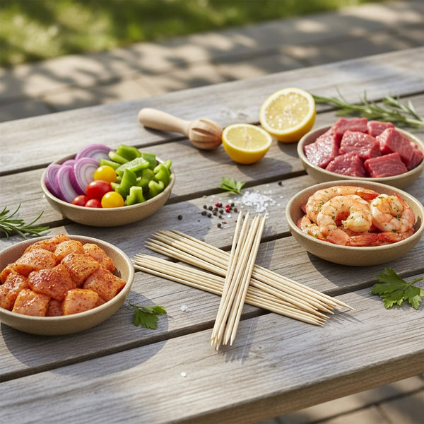 Bamboo Skewers 8 Inc. 100Pcs.