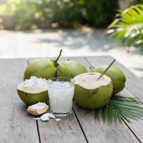 Young Coconut Juice with Pulp Drink 350ml