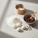 Rice Cake Mochi Pink 95g (FROZEN)  PLEASE CHOOSE A.M. DELIVERY ONLY