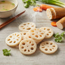 Lotus Root Slice (Renkon) 500g (Frozen)  PLEASE CHOOSE A.M. DELIVERY ONLY