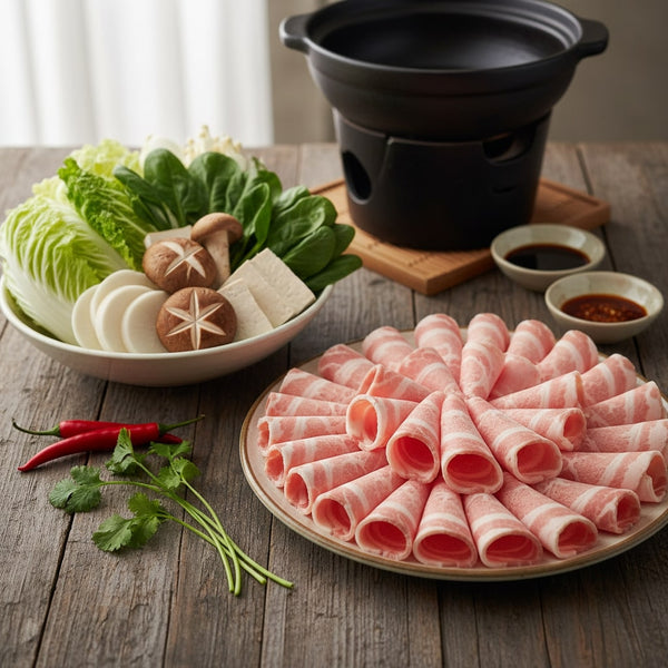 Hand Rolled Sliced Pork 400g (Frozen)  PLEASE CHOOSE A.M. DELIVERY ONLY