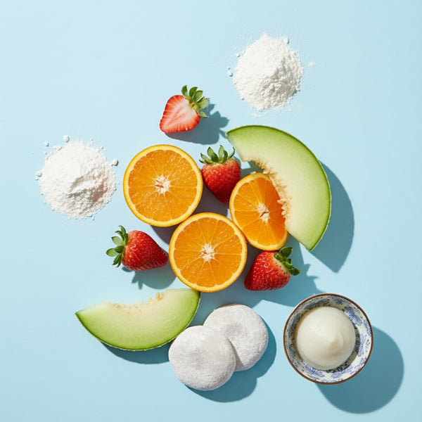 Mix Fruit Mochi Strawberry, Orange and Lemon Snack 120g