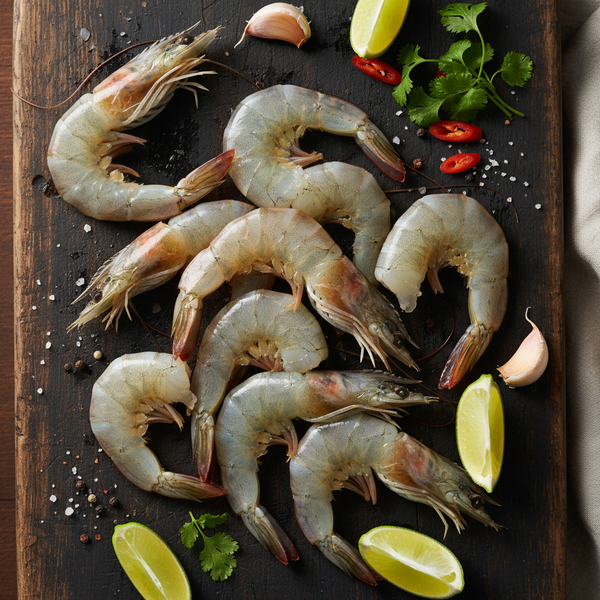 Frozen Large Raw Peeled & Deveined King Prawns 800g  Blue Sea S (Bag 26/30) (Frozen)