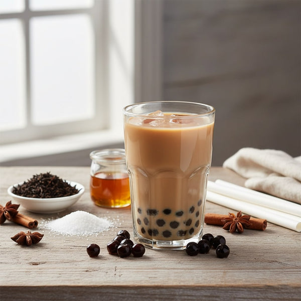 Bubble Tea Paper Straw 20pcs 12mm