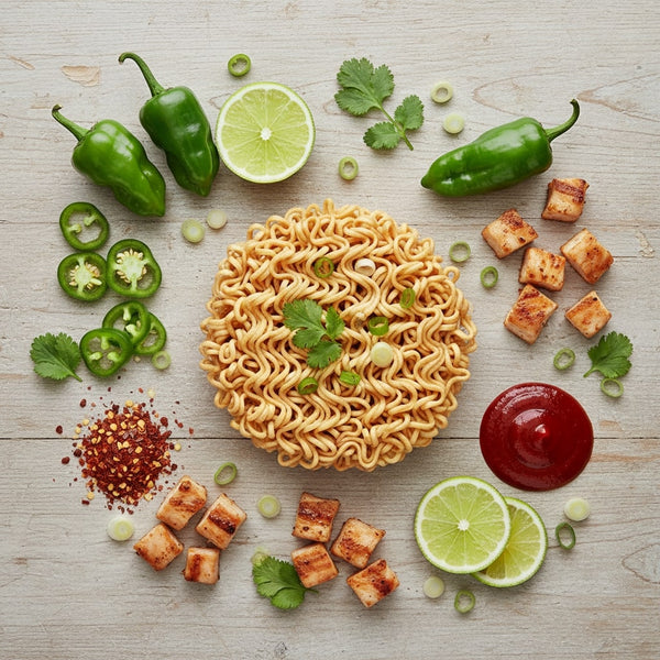 Buldak Instant Noodle - Hot chicken Habanero Lime Bowl 105g Best Before 12/25