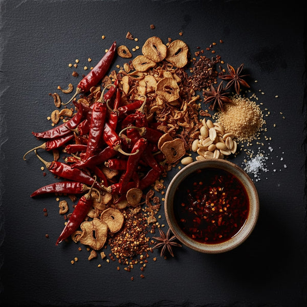 Crispy Chilli  With Garlic and  Sesame 200g