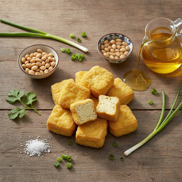 Deep Fried Tofu 250g  (Frozen)  PLEASE CHOOSE A.M. DELIVERY ONLY